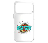 Funny Personalized Name Comic Pop Art Superhero Beatrix Case for iPhone 17 Pro