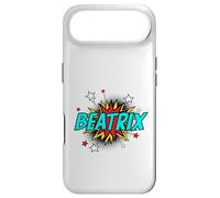 Funny Personalized Name Comic Pop Art Superhero Beatrix Case for iPhone Air