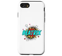 Funny Personalized Name Comic Pop Art Superhero Beatrix Case for iPhone SE (2020) / 7/8