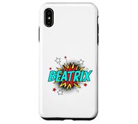 Funny Personalized Name Comic Pop Art Superhero Beatrix Case for iPhone XS Max