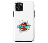 Funny Personalized Name Comic Pop Art Superhero Destiny Case for iPhone 11 Pro