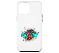 Funny Personalized Name Comic Pop Art Superhero Destiny Case for iPhone 12 Pro Max