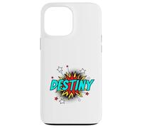 Funny Personalized Name Comic Pop Art Superhero Destiny Case for iPhone 13 Pro Max