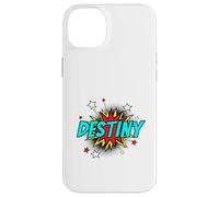 Funny Personalized Name Comic Pop Art Superhero Destiny Case for iPhone 14 Plus