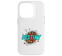 Funny Personalized Name Comic Pop Art Superhero Destiny Case for iPhone 14 Pro
