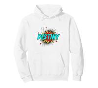 Funny Personalized Name Comic Pop Art Superhero Destiny Pullover Hoodie