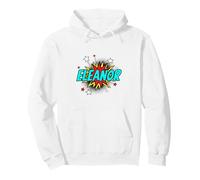 Funny Personalized Name Comic Pop Art Superhero Eleanor Pullover Hoodie