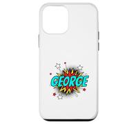 Funny Personalized Name Comic Pop Art Superhero George Case for iPhone 12 mini