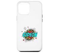 Funny Personalized Name Comic Pop Art Superhero Gideon Case for iPhone 12 Pro Max