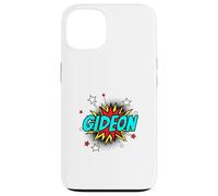 Funny Personalized Name Comic Pop Art Superhero Gideon Case for iPhone 13