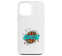Funny Personalized Name Comic Pop Art Superhero Gideon Case for iPhone 13 Pro Max