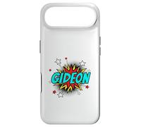Funny Personalized Name Comic Pop Art Superhero Gideon Case for iPhone Air