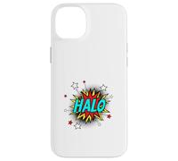 Funny Personalized Name Comic Pop Art Superhero Halo Case for iPhone 14 Plus