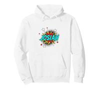 Funny Personalized Name Comic Pop Art Superhero Josiah Pullover Hoodie