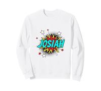 Funny Personalized Name Comic Pop Art Superhero Josiah Sweatshirt