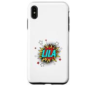 Funny Personalized Name Comic Pop Art Superhero Lila Case for iPhone XS Max
