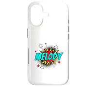 Funny Personalized Name Comic Pop Art Superhero Melody Case for iPhone 17