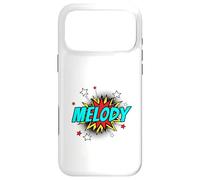 Funny Personalized Name Comic Pop Art Superhero Melody Case for iPhone 17 Pro Max