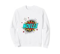 Funny Personalized Name Comic Pop Art Superhero Noelle Sweatshirt