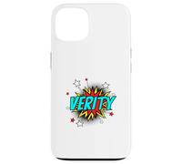 Funny Personalized Name Comic Pop Art Superhero Verity Case for iPhone 13
