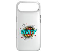 Funny Personalized Name Comic Pop Art Superhero Verity Case for iPhone Air