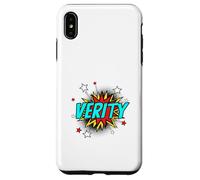 Funny Personalized Name Comic Pop Art Superhero Verity Case for iPhone XS Max
