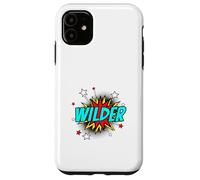 Funny Personalized Name Comic Pop Art Superhero Wilder Case for iPhone 11