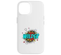 Funny Personalized Name Comic Pop Art Superhero Wilder Case for iPhone 14