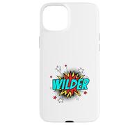 Funny Personalized Name Comic Pop Art Superhero Wilder Case for iPhone 15 Plus