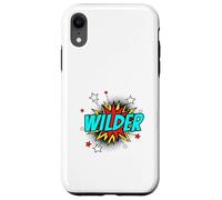 Funny Personalized Name Comic Pop Art Superhero Wilder Case for iPhone XR