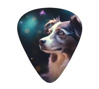 Funny Pet Dogs guitar pick set, 3 different thicknesses, 12 pieces for a variety of instruments