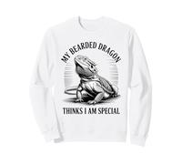 Funny Pet Reptile My Bearded Dragon Thinks I Am Perfect Sweatshirt