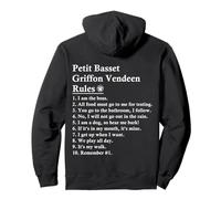 Funny Petit Basset Griffon Vendeen Rules PBGV Dog Pullover Hoodie
