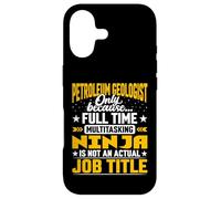 Funny Petroleum Geology Scientist Geologist Job Title Case for iPhone 17