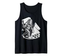Funny Pharaoh Bigfoot Pyramid Ancient Egyptian Tank Top