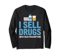 Funny Pharmacy Technician RX CPhT Pharmacist Long Sleeve T-Shirt