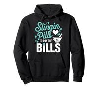 Funny Pharmacy Technician RX Pills CPhT Pullover Hoodie
