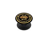 Funny Philadelphia Cheesesteak Wiz Wit Mount Airy Philly PopSockets Adhesive PopGrip