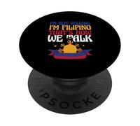 Funny Philippines Citizen I’m Not Yelling I’m A Filipino PopSockets Adhesive PopGrip