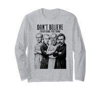 Funny Philosophy Don't Believe Everything Philosopher Long Sleeve T-Shirt