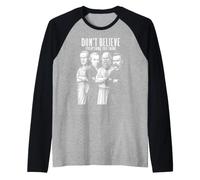Funny Philosophy Don't Believe Everything Philosopher Raglan Baseball Tee