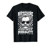 Funny Philosophy Nietzsche Philosopher Morality Tour Value Graphic T-Shirt