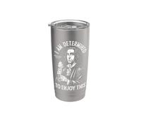 Funny Philosophy Spinoza Determinism Ice Cream Philosopher Stainless Steel Insulated Tumbler