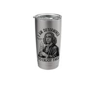 Funny Philosophy Spinoza Determinism Ice Cream Philosopher Stainless Steel Insulated Tumbler