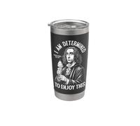 Funny Philosophy Spinoza Determinism Ice Cream Philosopher Stainless Steel Insulated Tumbler