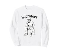 Funny Philosophy word play Socrates Sunglasses Sweatshirt