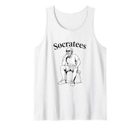 Funny Philosophy Word Play Socrates Sunglasses Tank Top