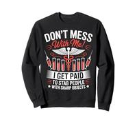 Funny Phlebotomist Blood Draw Tech Sweatshirt