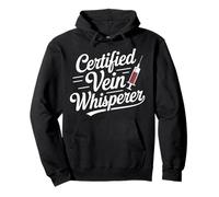 Funny Phlebotomist Vein Whisperer Blood Draw Tech Pullover Hoodie