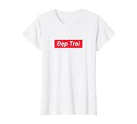 Funny Pho Dep TRAI Red Box Vietnamese Handsome Viet Asian Value Graphic T-Shirt, Women, White, M